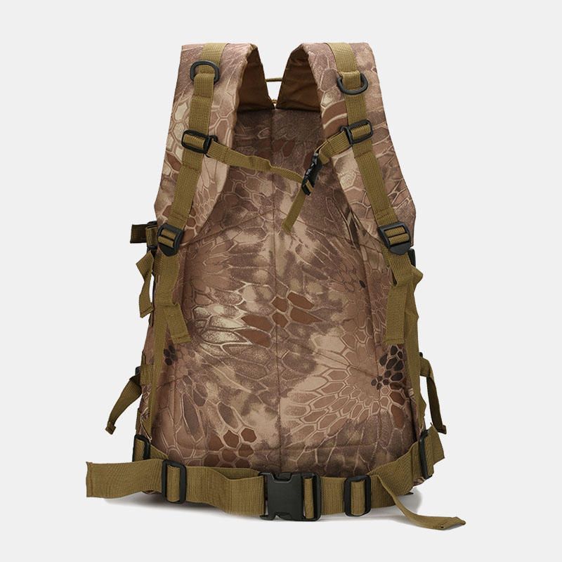 Hombres Mochila De Tres Niveles Montañismo Hombro Camuflaje Bolsa Táctica Impermeable Mochila 3d