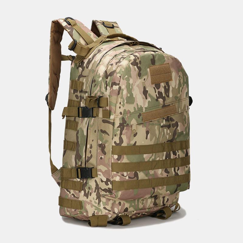 Hombres Mochila De Tres Niveles Montañismo Hombro Camuflaje Bolsa Táctica Impermeable Mochila 3d