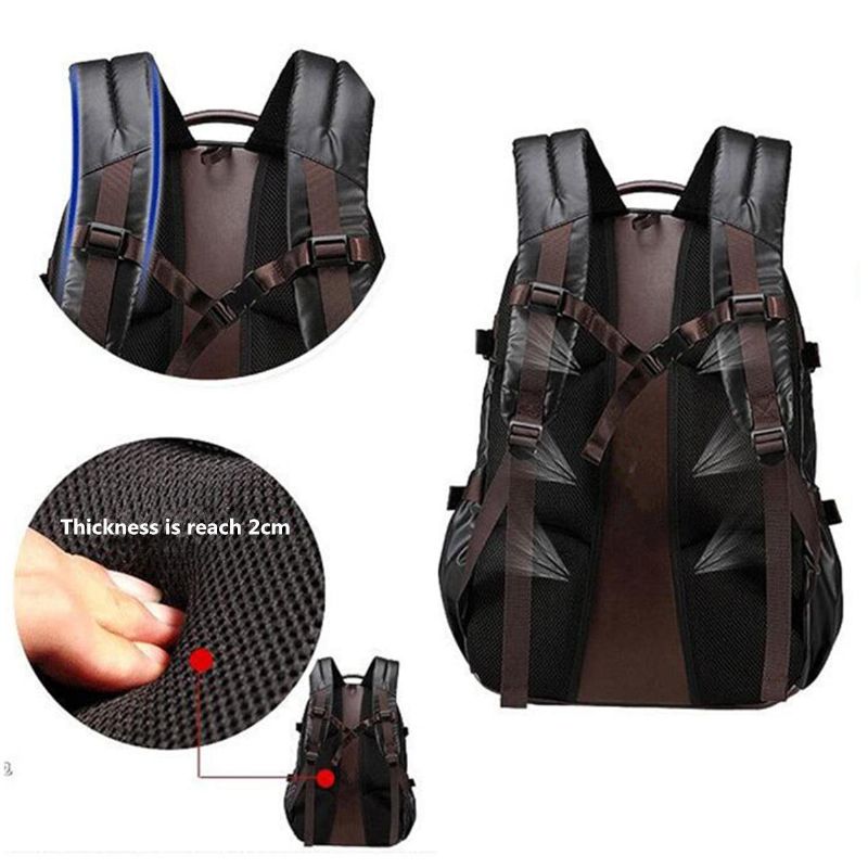 Hombres Mujeres Mochila Impermeable Laptop Mochila Escolar Bolso De Viaje Mochila