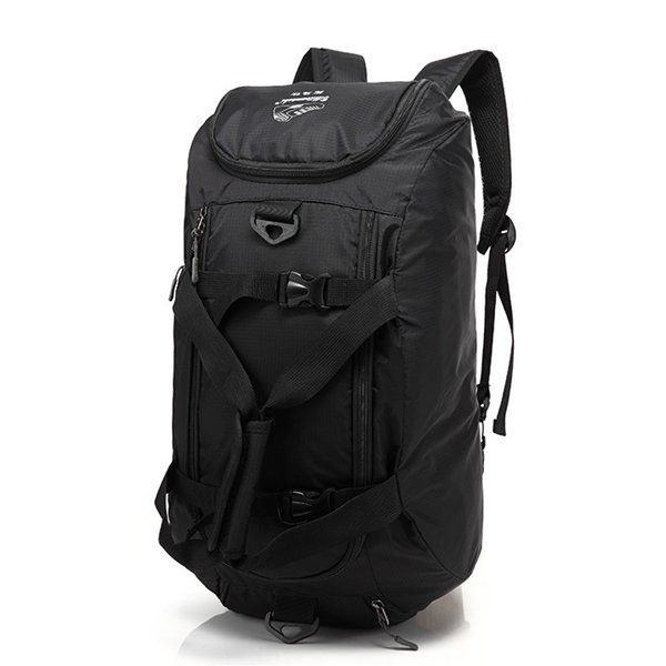 Hombres Mujeres Mochila De Ocio Bolsa De Deporte De Nailon Impermeable Mochila De Viaje