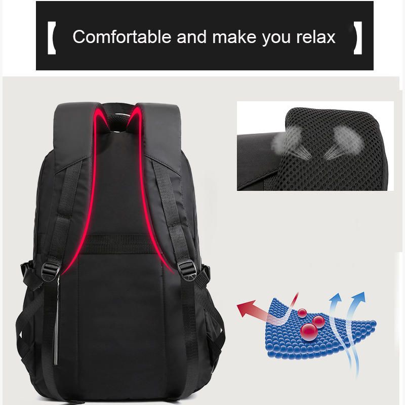 Hombres Mujeres Nylon Mochila Impermeable Viajes Al Aire Libre