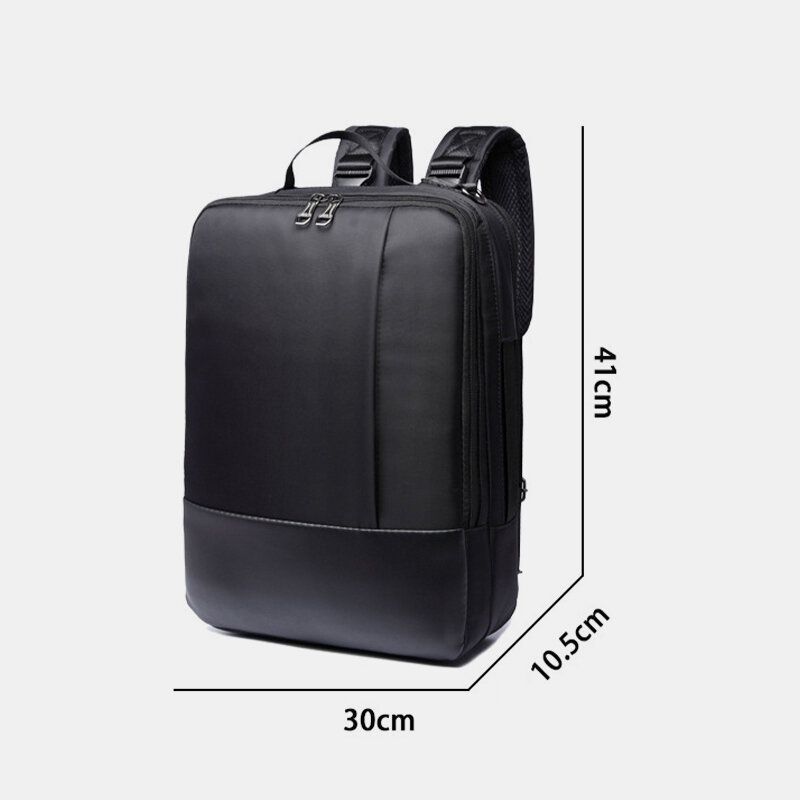 Hombres Multi-carry Impermeable Convertible 15.6 Pulgadas Bolsa Para Computadora Portátil Bolso Bandolera Bolso Bandolera Bolso Mochila