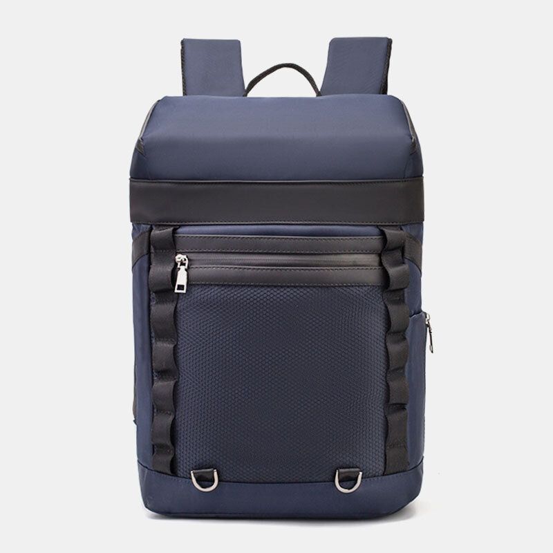 Hombres Nylon Gran Capacidad Deporte Al Aire Libre Impermeable 15.6 Pulgadas Bolsa Para Computadora Portátil Senderismo Mochila De Viaje