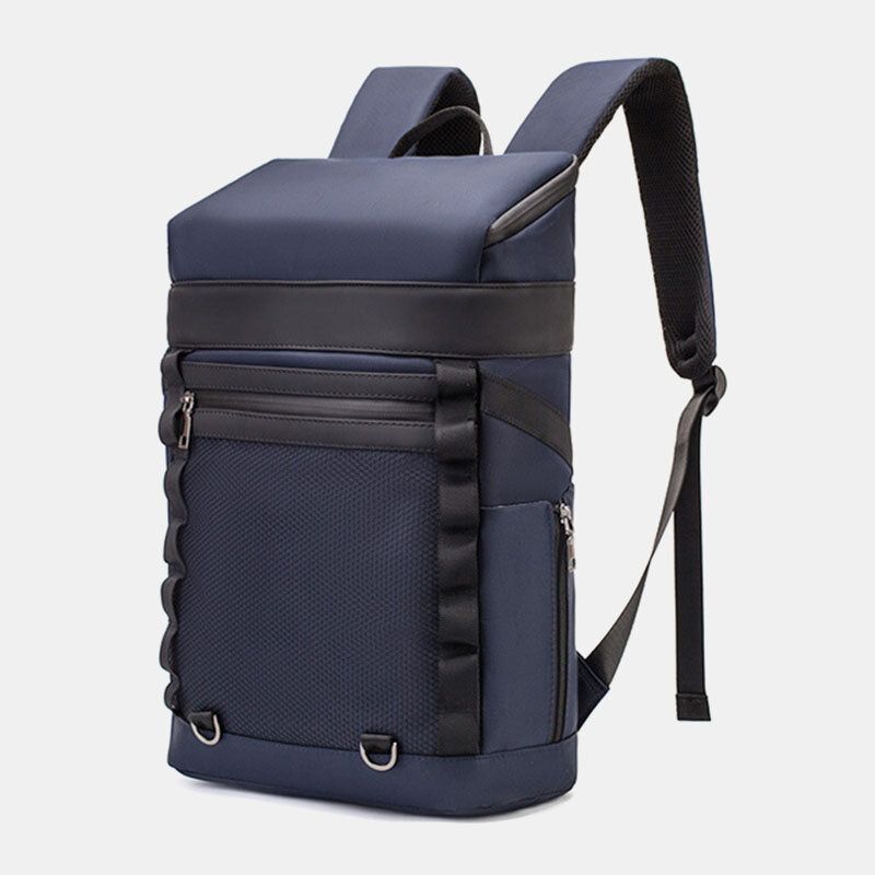 Hombres Nylon Gran Capacidad Deporte Al Aire Libre Impermeable 15.6 Pulgadas Bolsa Para Computadora Portátil Senderismo Mochila De Viaje