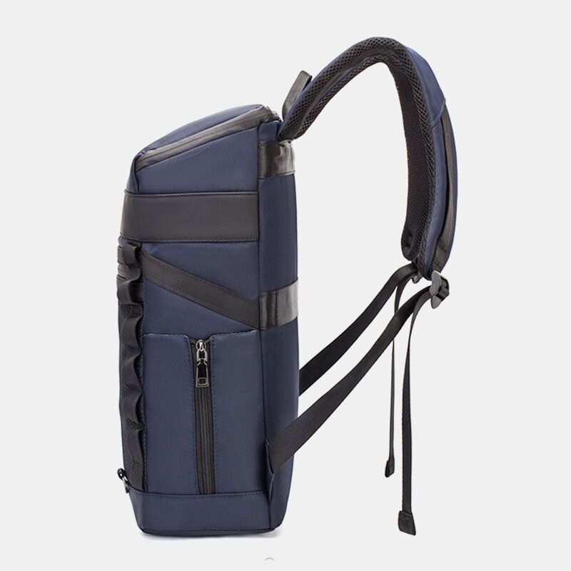 Hombres Nylon Gran Capacidad Deporte Al Aire Libre Impermeable 15.6 Pulgadas Bolsa Para Computadora Portátil Senderismo Mochila De Viaje