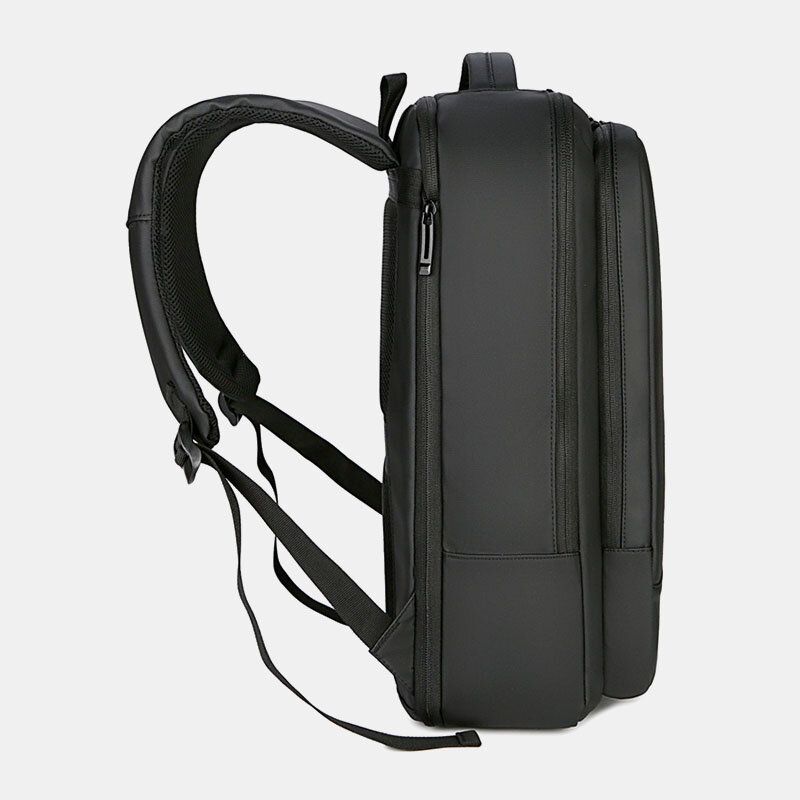 Hombres Oxford 15.6 Pulgadas Carga Usb Bolsa Para Computadora Portátil De Negocios Con Múltiples Bolsillos Mochila