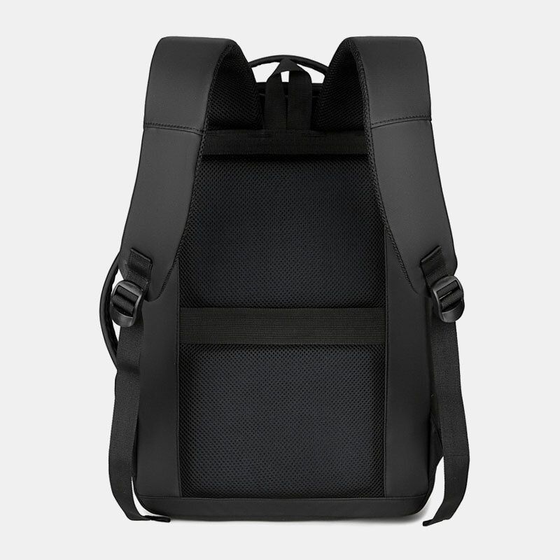 Hombres Oxford 15.6 Pulgadas Carga Usb Bolsa Para Computadora Portátil De Negocios Con Múltiples Bolsillos Mochila