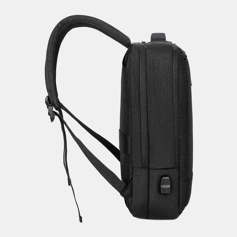 Hombres Oxford 15.6 Pulgadas Portátil Con Carga Usb Mochila Bolsa Para Portátil