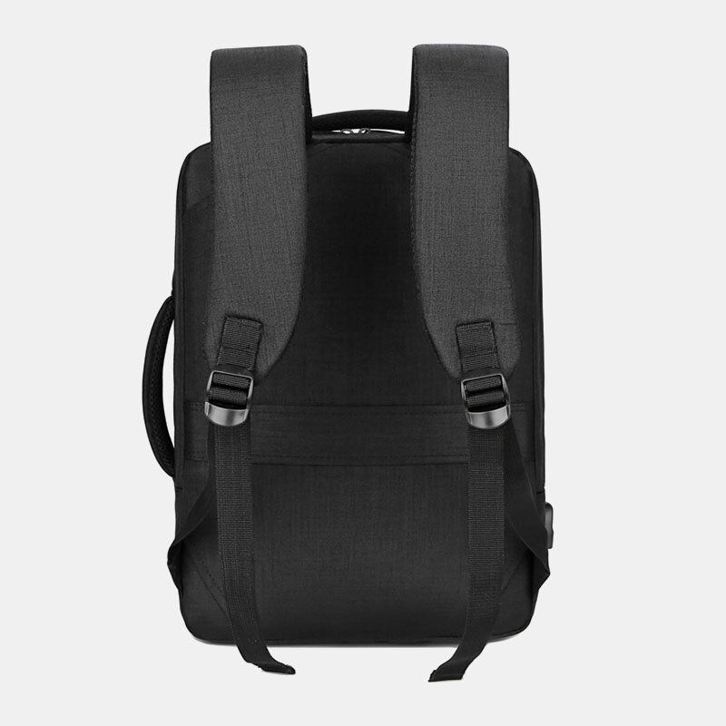 Hombres Oxford 15.6 Pulgadas Portátil Con Carga Usb Mochila Bolsa Para Portátil