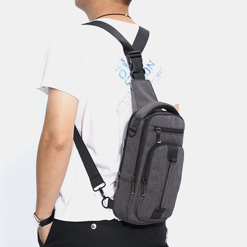 Hombres Oxford De Gran Capacidad Multifunción De 18 Pulgadas Bolso Para Computadora Portátil Bolso De Hombro Mochilas Bolso Desmontable Para Madre E Hijo