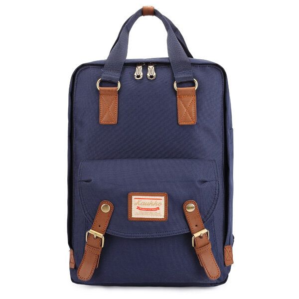 Kaukko Hombres Nylon Casual Computadora Al Aire Libre Hombros Bolsa Bolso Mochila