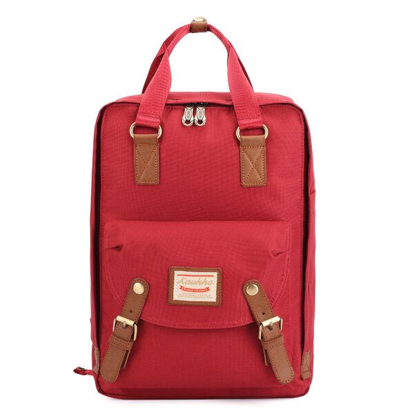 Kaukko Hombres Nylon Casual Computadora Al Aire Libre Hombros Bolsa Bolso Mochila