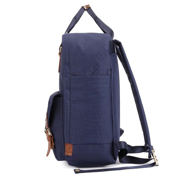 Kaukko Hombres Nylon Casual Computadora Al Aire Libre Hombros Bolsa Bolso Mochila