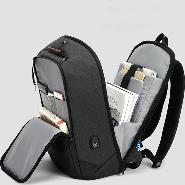 Mochila Antirrobo Para Hombre Bolsa De Viaje Impermeable