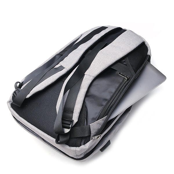 Mochila Antirrobo Para Hombres Senderismo Bolsa De Viaje Informal Con Múltiples Bolsillos Con Puerto De Carga Usb