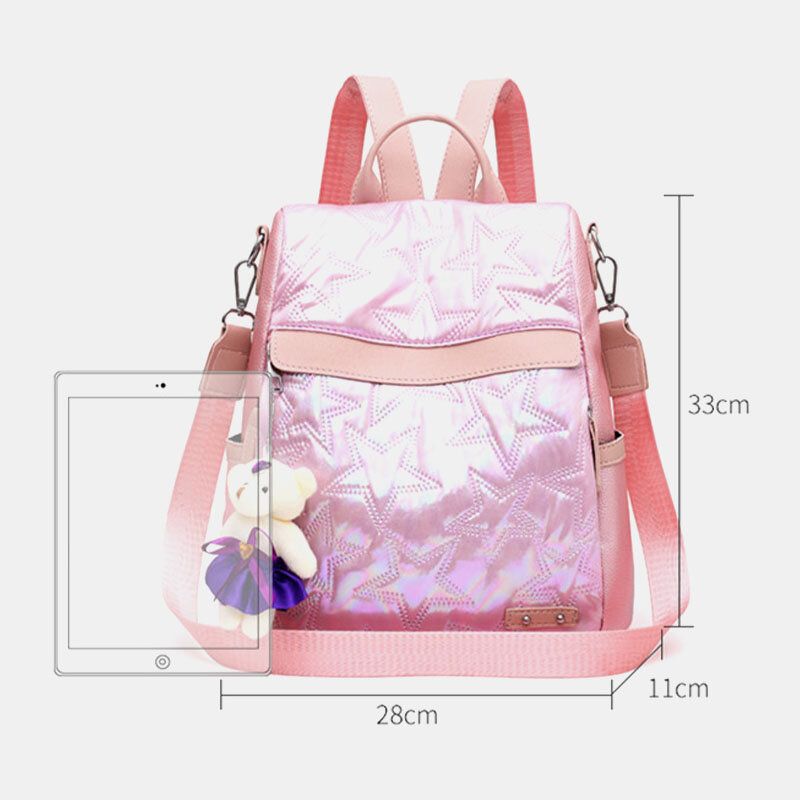 Mochila Antirrobo Para Mujer Bolsa Informal De Gran Capacidad