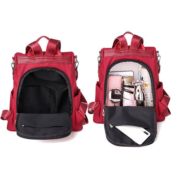 Mochila Antirrobo Para Mujer Mochila Escolar Oxford Ligera Mochila De Viaje Bolsa De Hombro