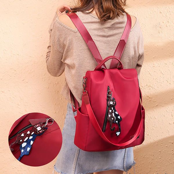 Mochila Antirrobo Para Mujer Mochila Escolar Oxford Ligera Mochila De Viaje Bolsa De Hombro