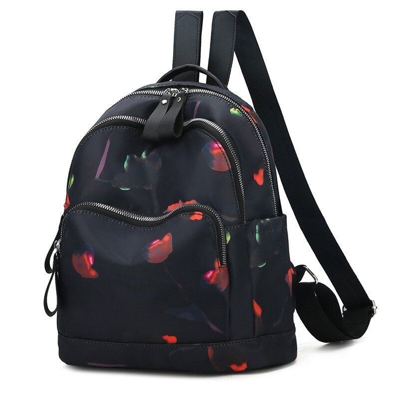 Mochila Antirrobo Para Mujer Mochila Oxford Con Estampado De Viaje