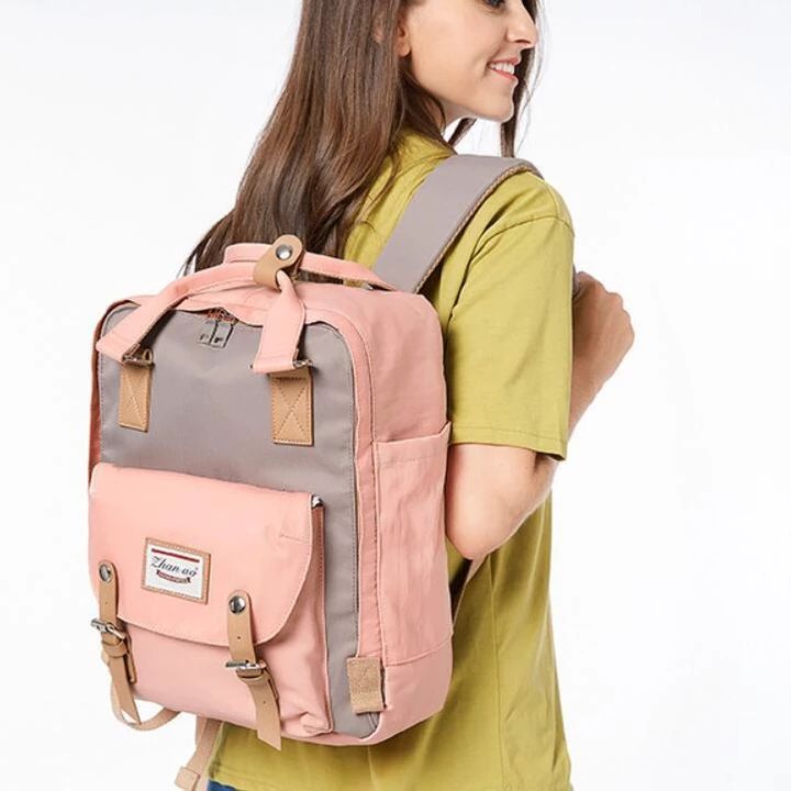 Mochila De Bolso De Belleza Para Mujer Y Niña Para La Escuela De Citas Al Aire Libre