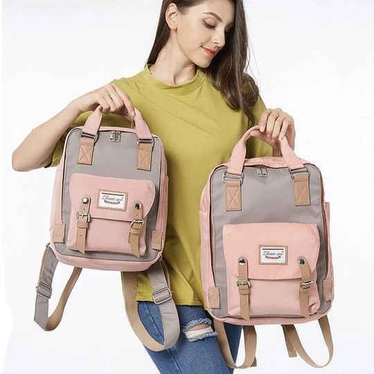 Mochila De Bolso De Belleza Para Mujer Y Niña Para La Escuela De Citas Al Aire Libre