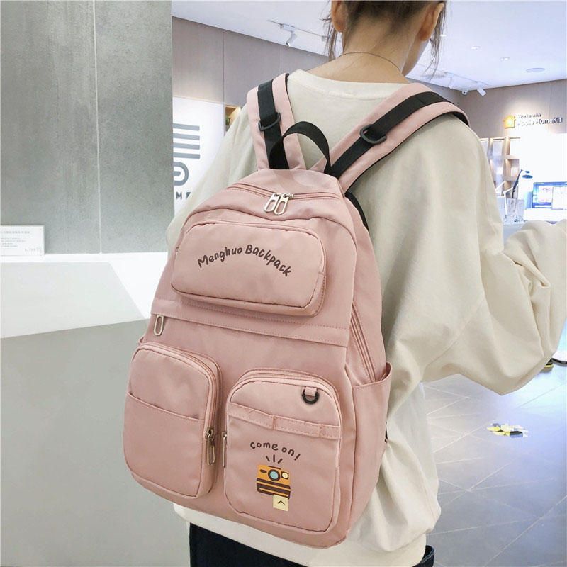 Mochila Causal Impermeable De Gran Capacidad Para Mujer