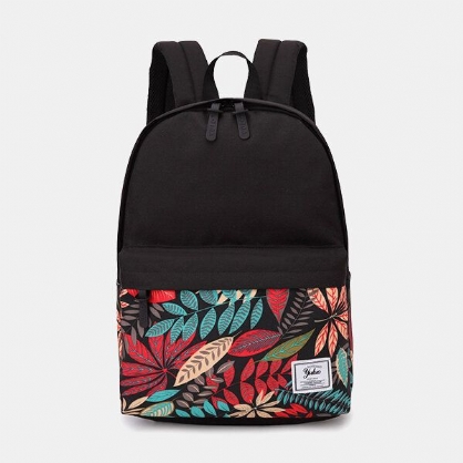 Mochila Con Estampado Minimalista De Gran Capacidad Para Hombres Y Mujeres