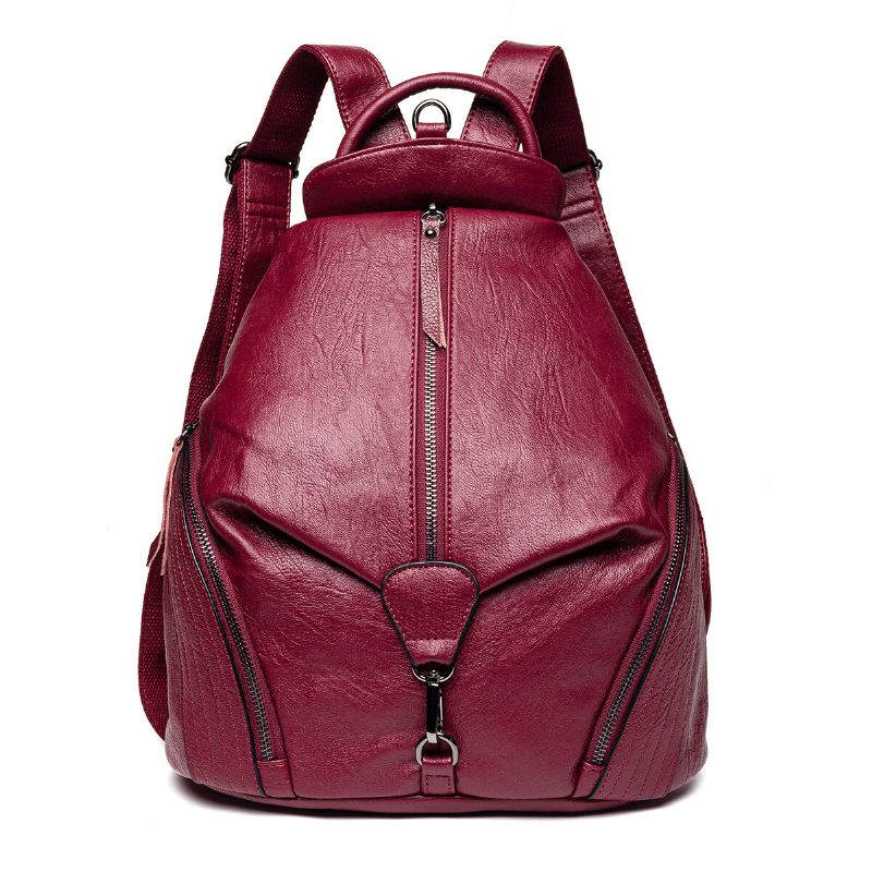 Mochila De Cuero Antirrobo Para Mujer Kadell Moda Para Mujer Bolso Antirrobo Mochila De Viaje Informal Mochila De Compras