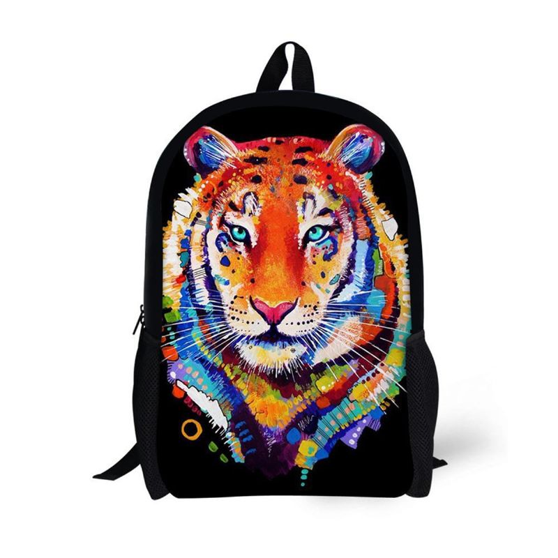 Mochila Escolar De Animales 3d Para Hombres Niñas Niños Dibujos Animados Bolsa De Viaje Para Estudiantes Caliente