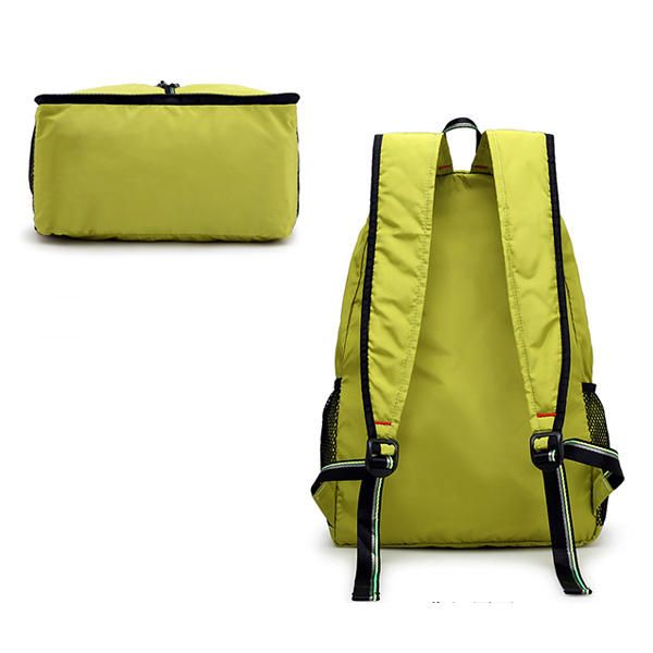 Mochila Exterior Plegable Impermeable De Nailon Para Mujer