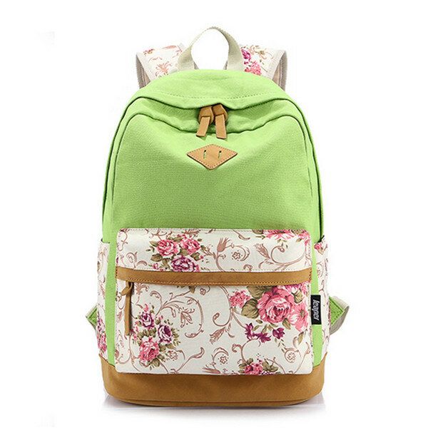 Mochila Floral Para Niña Mochila De Ocio Para Mujer Mochila Para Estudiantes Mochilas Escolares Para Adolescentes