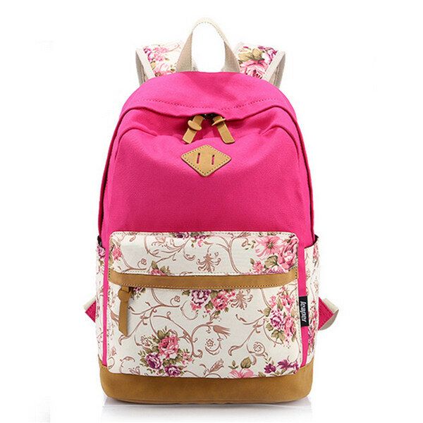 Mochila Floral Para Niña Mochila De Ocio Para Mujer Mochila Para Estudiantes Mochilas Escolares Para Adolescentes