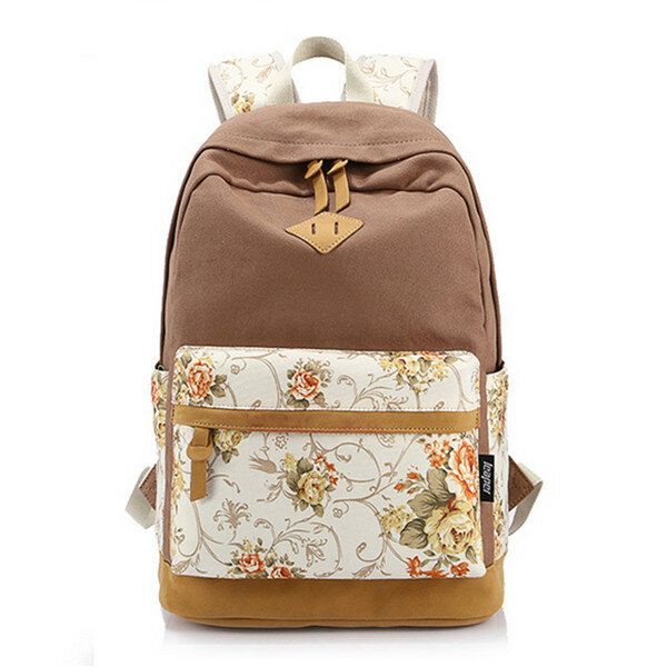 Mochila Floral Para Niña Mochila De Ocio Para Mujer Mochila Para Estudiantes Mochilas Escolares Para Adolescentes