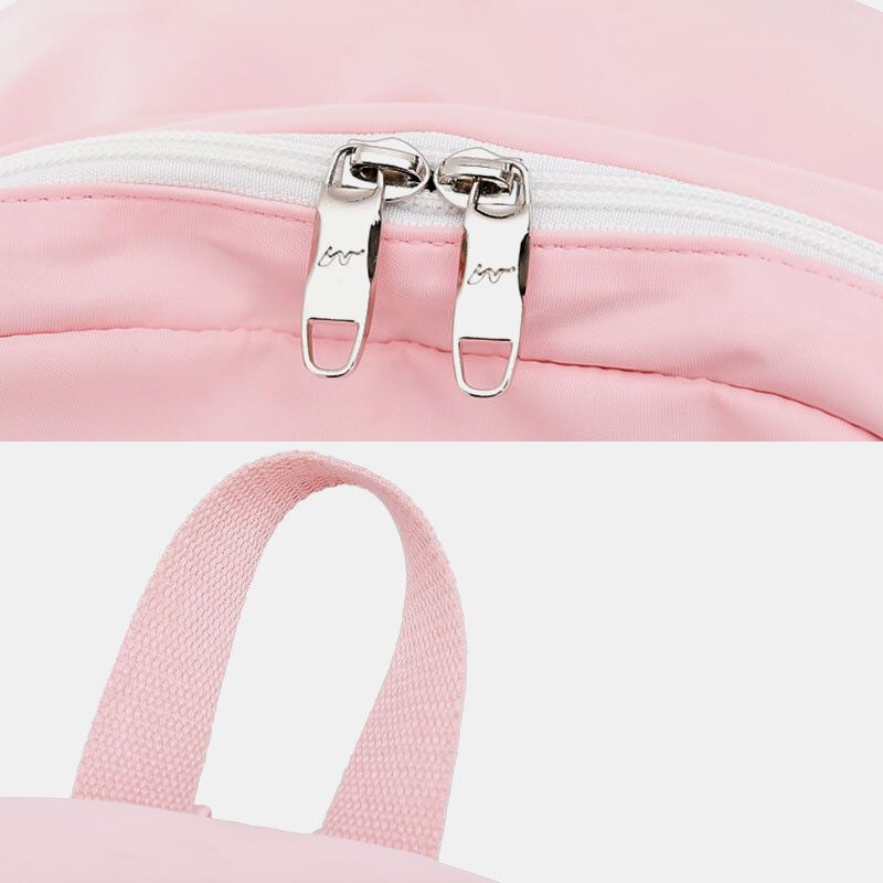 Mochila De Gran Capacidad De Moda Para Mujer Con Puerto De Carga Usb