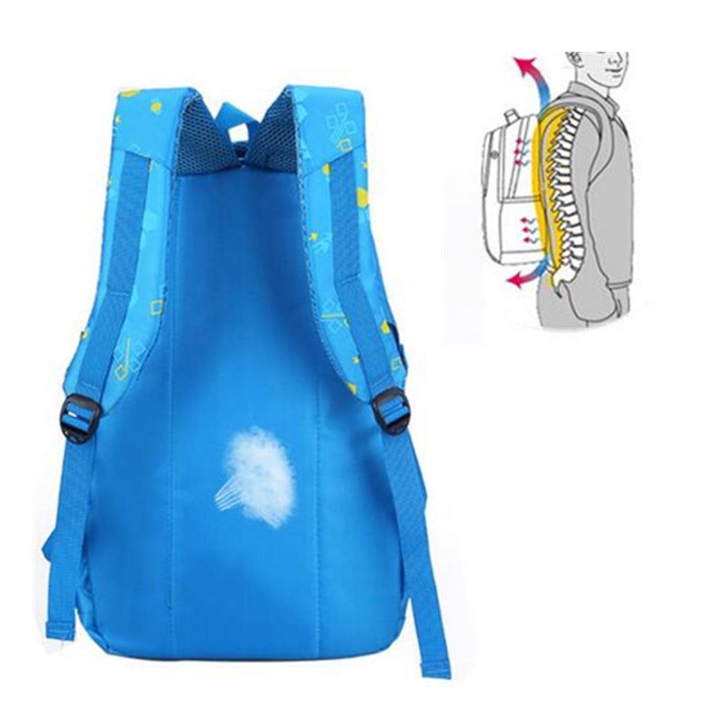 Mochila Grande De Nailon Impermeable Para Niños Mochila Escolar Para Estudiantes De Secundaria