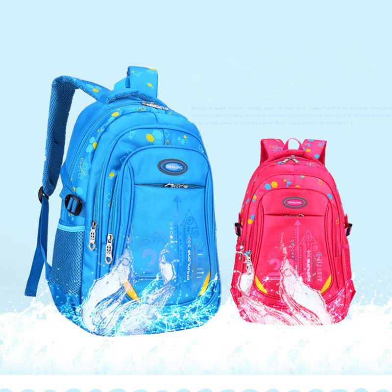 Mochila Grande De Nailon Impermeable Para Niños Mochila Escolar Para Estudiantes De Secundaria