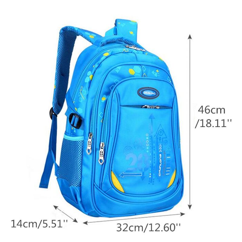 Mochila Grande De Nailon Impermeable Para Niños Mochila Escolar Para Estudiantes De Secundaria