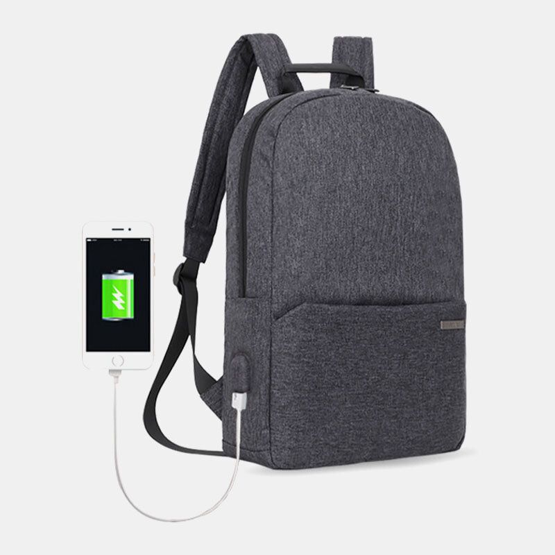 Mochila Impermeable Ligera Informal Con Puerto De Carga Usb Para Exteriores