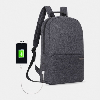 Mochila Impermeable Ligera Informal Con Puerto De Carga Usb Para Exteriores