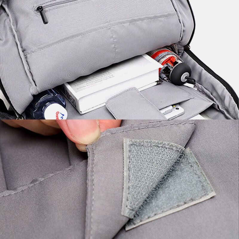 Mochila Impermeable Ligera Informal Con Puerto De Carga Usb Para Exteriores