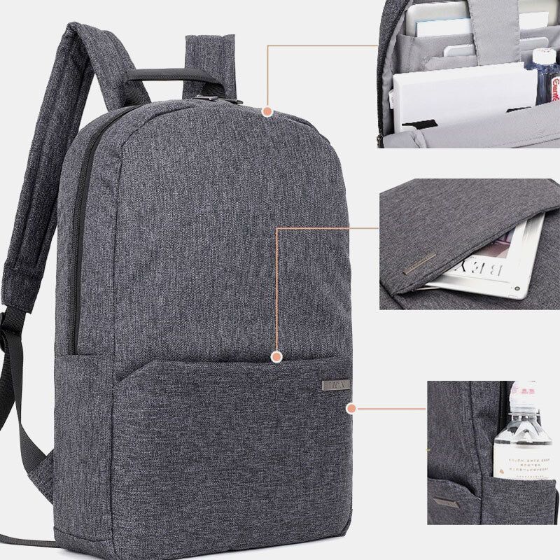 Mochila Impermeable Ligera Informal Con Puerto De Carga Usb Para Exteriores