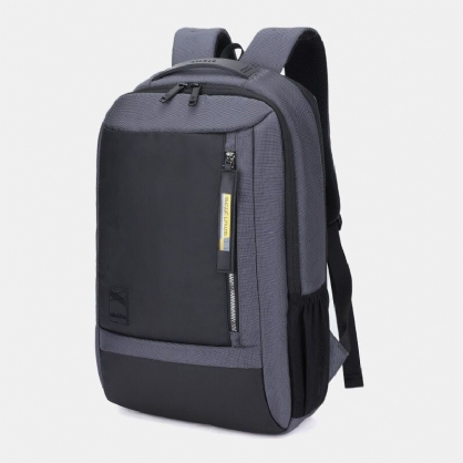 Mochila Informal De Gran Capacidad Para Hombres Con Puerto De Carga Usb Y Puerto De Audio