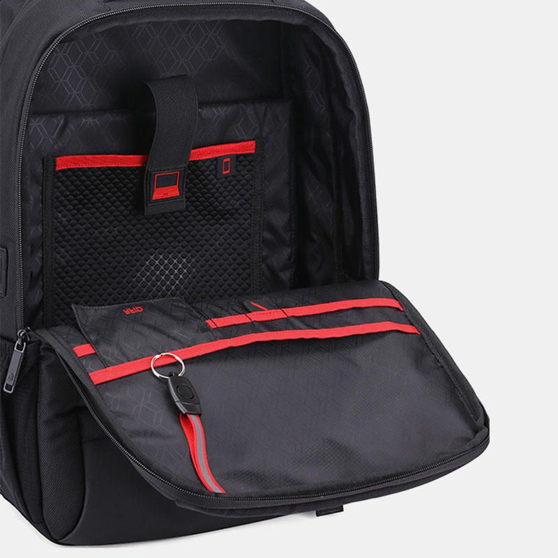 Mochila Informal De Gran Capacidad Para Hombres Con Puerto De Carga Usb Y Puerto De Audio