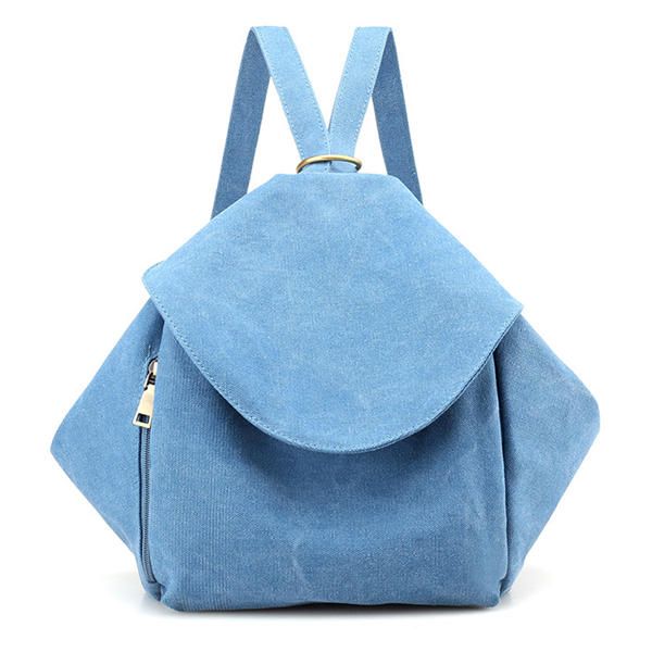 Mochila De Lona Multifunción Para Mujer Bolsos De Hombro Vintage Mochila Escolar Para Estudiantes