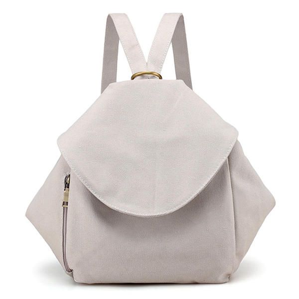 Mochila De Lona Multifunción Para Mujer Bolsos De Hombro Vintage Mochila Escolar Para Estudiantes