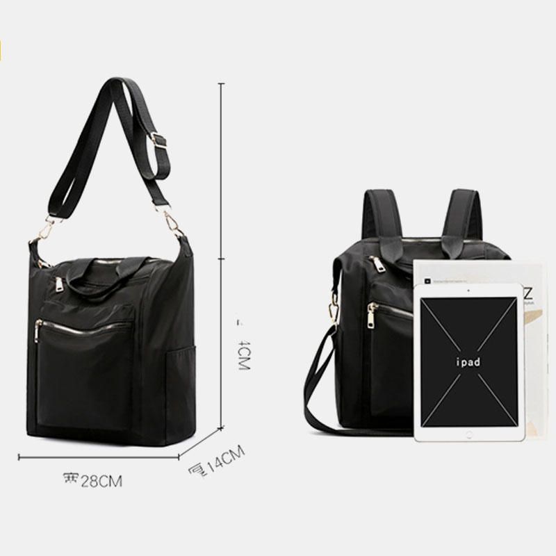 Mochila De Mano De Gran Capacidad Impermeable De Nailon Para Mujer