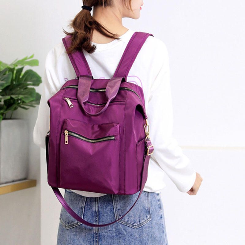 Mochila De Mano De Gran Capacidad Impermeable De Nailon Para Mujer