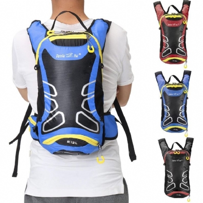 Mochila De Motocicleta Transpirable Multifunción 12l Bolsa De Montar De Nailon Impermeable