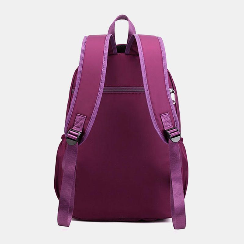 Mochila Multibolsillos Impermeable De Gran Capacidad Para Mujer