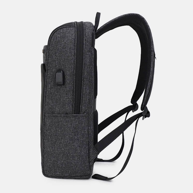 Mochila Multifuncional De Gran Capacidad Para Hombres Con Puerto De Carga Usb